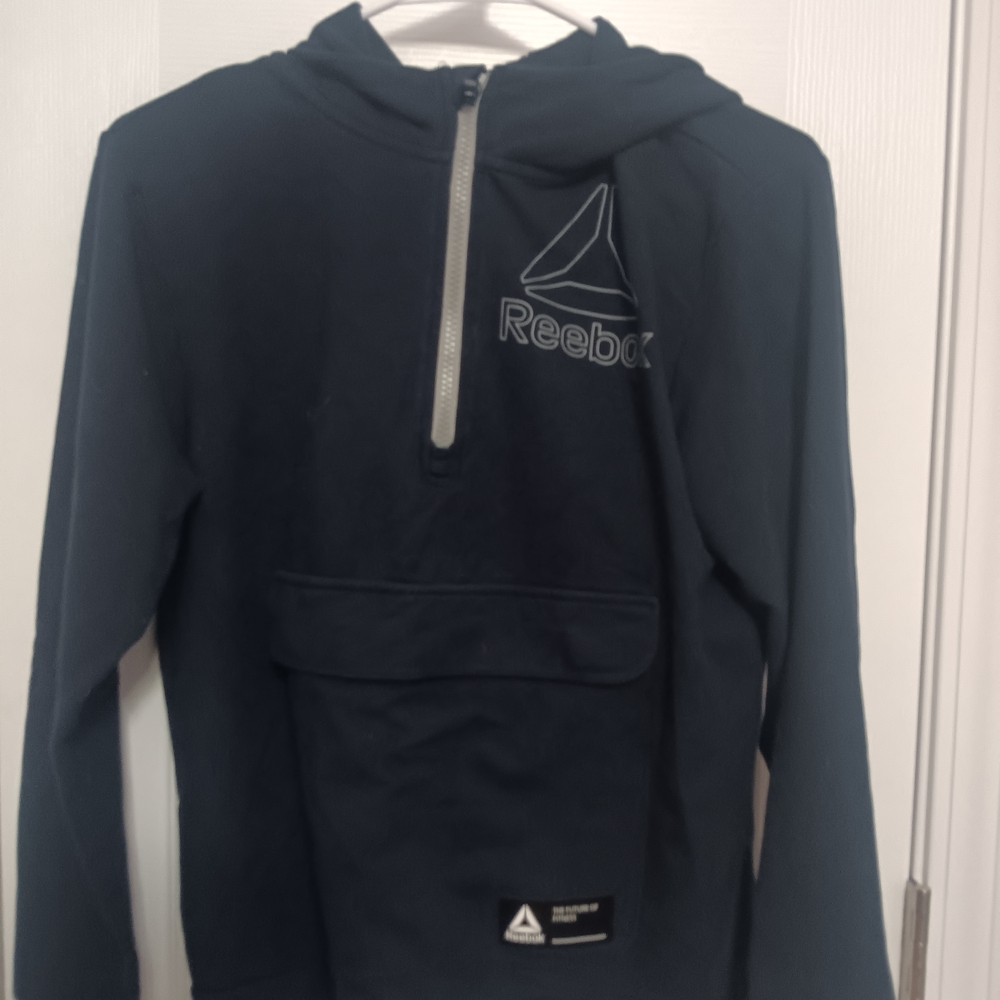 Reebok Kids' Navy Blue Half-Zip Hoodie